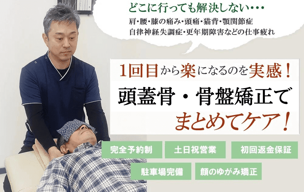 ■ 当院の顔の歪み改善アプローチ