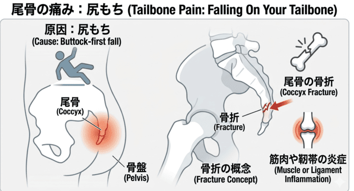 尾骨痛の原因